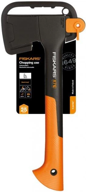Топір Fiskars XS X7 чорний 350 мм 710 г 1015618 - Фото 4 Топір Fiskars XS X7 чорний 350 мм 710 г 1015618 - изображение 4
