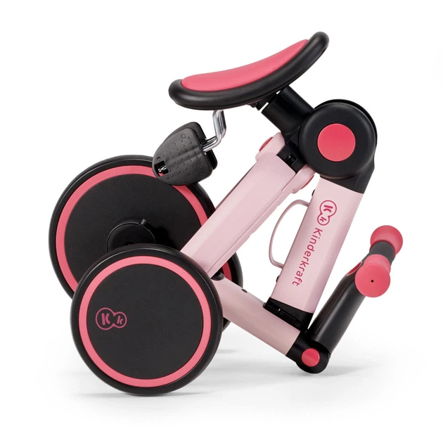 Трехколесный велосипед беговел 3в1 Kinderkraft 4TRIKE Candy Pink - изображение 8