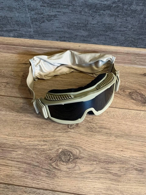 Тактические очки SP68, песочные, 3 линзы - изображение 1