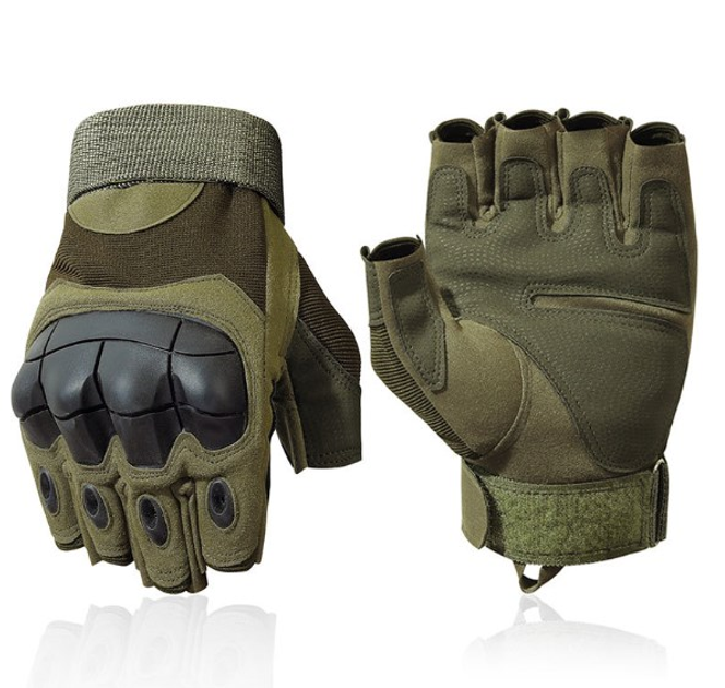 Тактичні рукавиці Outdoor Tactics безпалі олива розмір XL - зображення 1