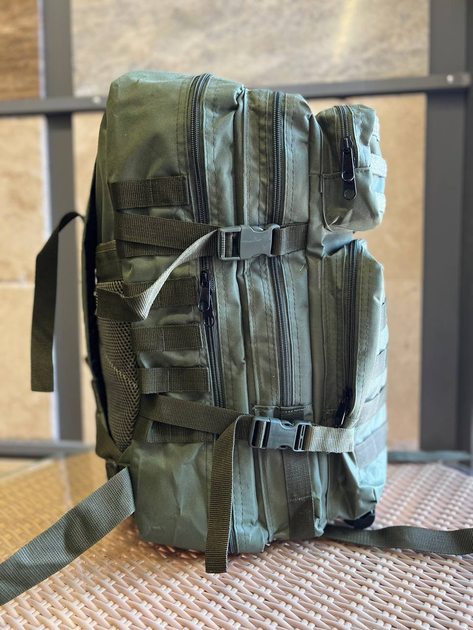 Тактичний рюкзак зелений на 40 л для ЗСУ (337979) - зображення 2