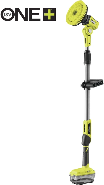 Щетка аккумуляторная телескопическая RYOBI ONE+ R18TPS-0 18В, диск 15 см, 210 об/мин, 1-1.4 м, IPX7 (без АКБ и ЗУ) (5133004847) - изображение 2