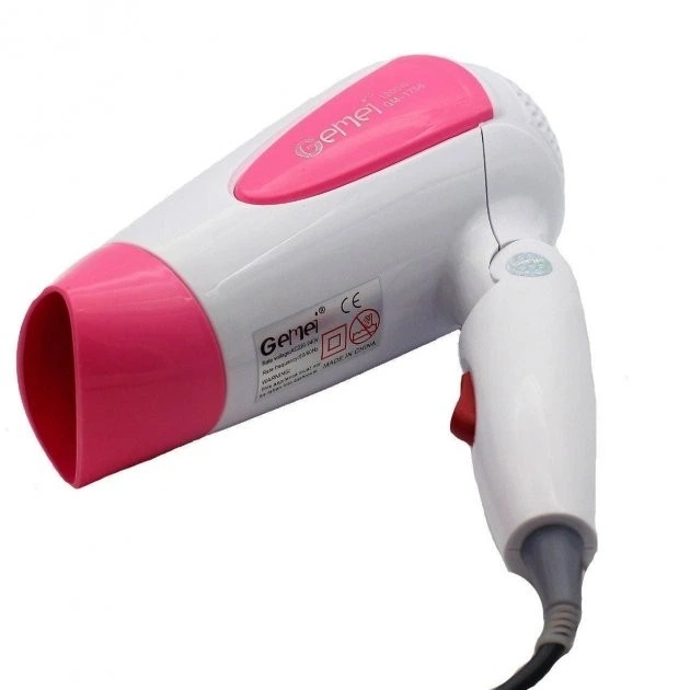 Фен для волос GEMEI GM-1756 складной дорожний - изображение 6