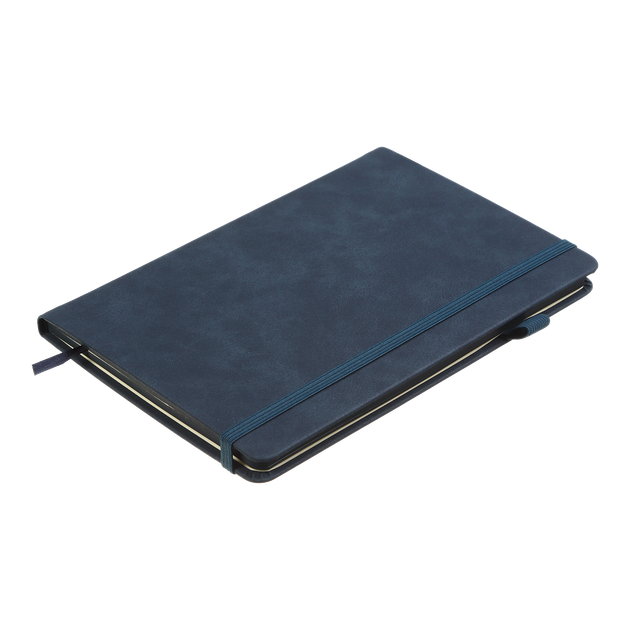 Блокнот деловой Smarti А5 96 л в клетку обложка из искусственной кожи синий (BM.295113-02) - изображение 3