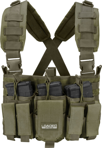 Тактический разгрузочный жилет Barska Loaded Gear Tactical ц: Olive Drab Green - изображение 2