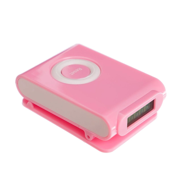 Шагомір електронний з кліпсою Zelart Sprinter 598B Pink - зображення 1