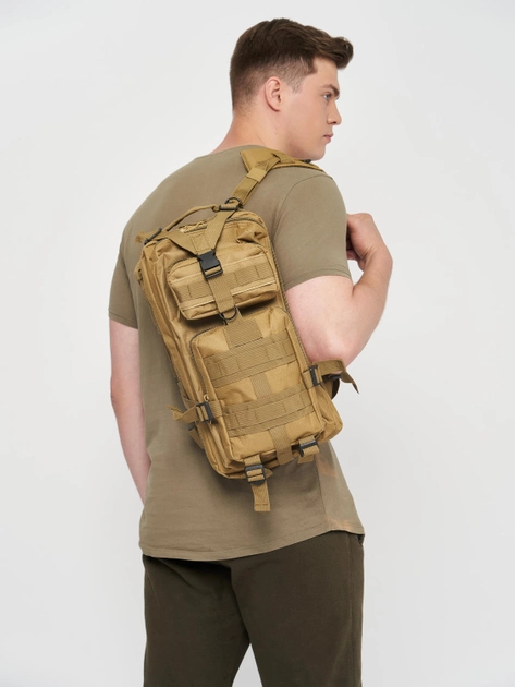 Рюкзак тактичний Info-Tech Backpack IPL003 30 л Coyote (5903899920150) - зображення 2
