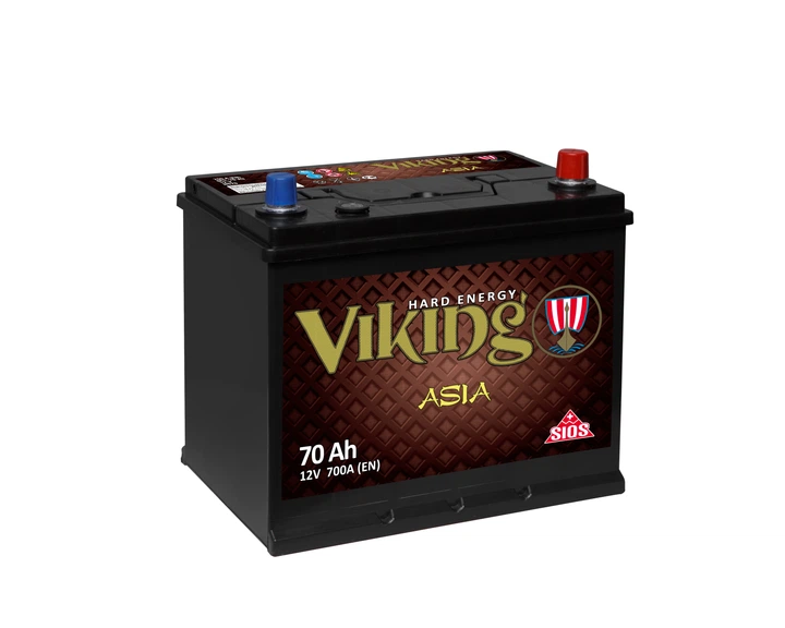 Аккумулятор Viking ASIA 6СТ-70Ah Аз 700А (0) (D26+B01) – фото