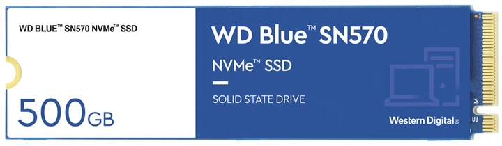 SSD диск Western Digital Blue SN570 500GB M.2 PCI-E 3.0 TLC