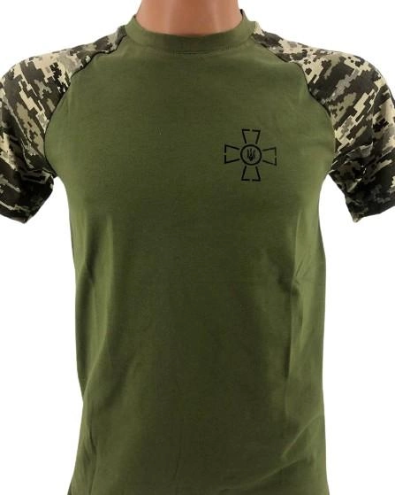Тактическая футболка ЗСУ, футболка для военных олива Headbagrv L - изображение 1