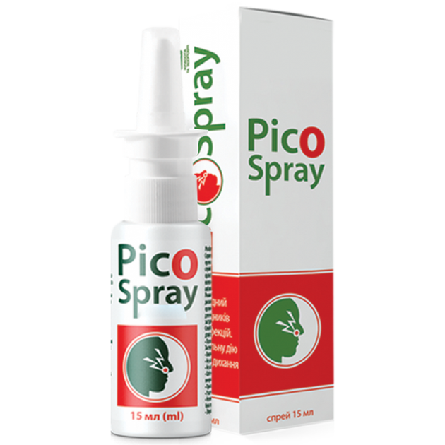 Pico Spray (Пікоспрей) спрей для гігієнічного догляду за носовою порожниною 15 мл Краса та Здоров'я 11945 - зображення 1