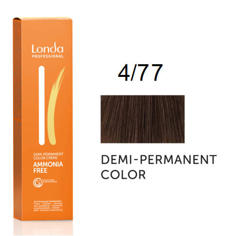 Крем-фарба Londa Professional без аміаку 4-77 Середньо-коричневий інтенсивно-коричневий 60 мл. - Фото 1 Крем-фарба Londa Professional без аміаку 4-77 Середньо-коричневий інтенсивно-коричневий 60 мл. - зображення 1