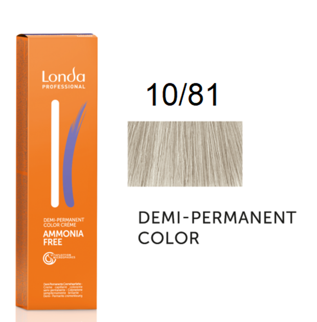 Крем-краска Londa Professional без аммиака 10-81 Блонд перламутрово ...