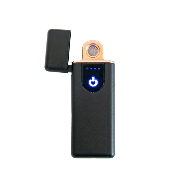 Электронная зажигалка USB ZGP ABS Черная сенсорная зажигалка с ЮСБ .