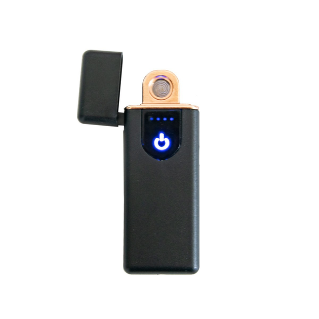 Электронная зажигалка USB ZGP ABS Черная сенсорная зажигалка с ЮСБ ...