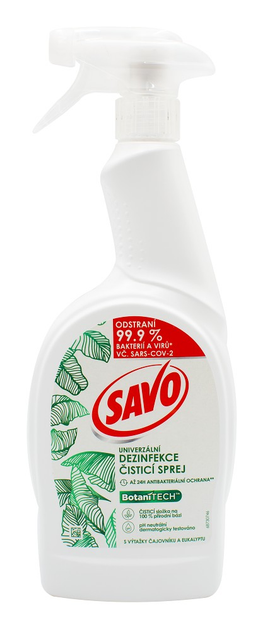 Средство для чистки Savo дезинфицирующее Botanitech с маслом чайного ...