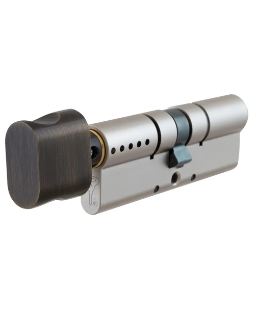 Циліндр MUL-T-LOCK CLASSIC PRO 71 мм (33х38Т) ключ-тумблер Бронза - зображення 1