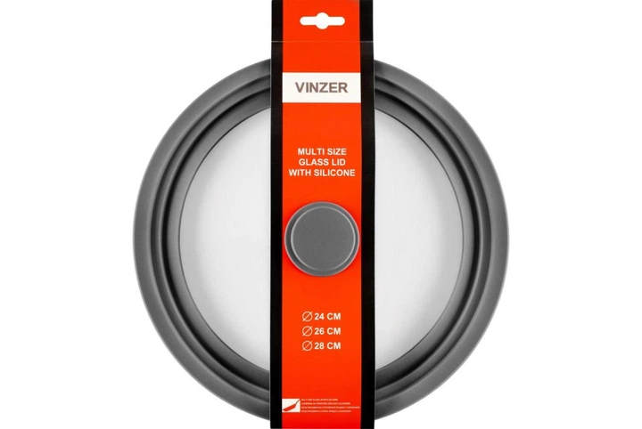 Кришка скляна Vinzer VZ-89253 24-28 см - зображення 4