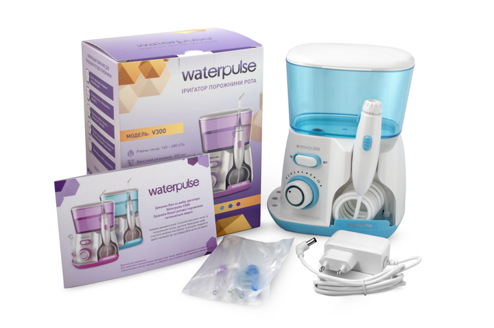Іригатор для ротової порожнини Waterpulse V300 синій - зображення 4