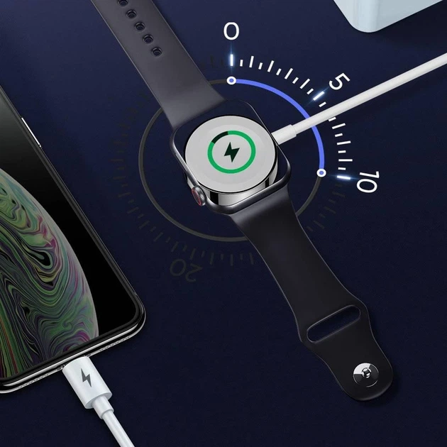 Бездротовий зарядний пристрій Apple iWatch 1 / 2 / 3 / 4 / 5 / 6 / 7/ SE Joyroom S-IW002S (1,5 м, 3 А) - Фото 4 Бездротовий зарядний пристрій Apple iWatch 1 / 2 / 3 / 4 / 5 / 6 / 7/ SE Joyroom S-IW002S (1,5 м, 3 А) - зображення 4