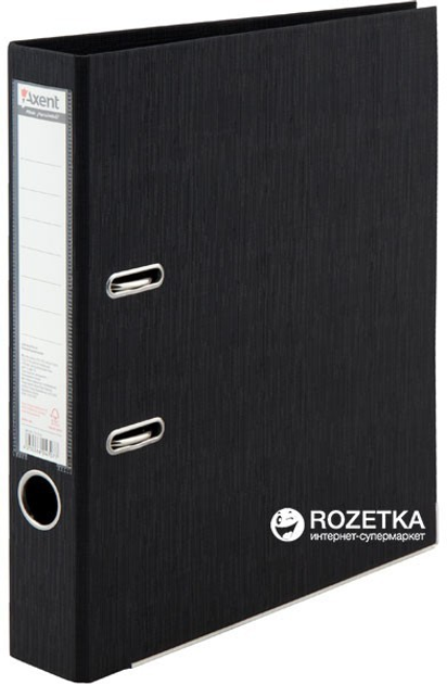Папка-регистратор Axent Prestige+ А4 50 мм Черный 1711-01 – фото ...