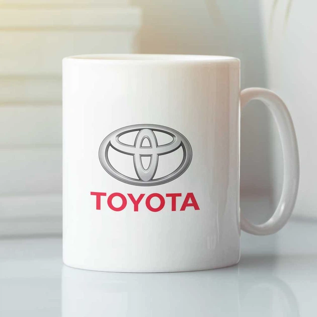 Чашка з логотипом Toyota 330 мл - Фото 1 Чашка з логотипом Toyota 330 мл - зображення 1