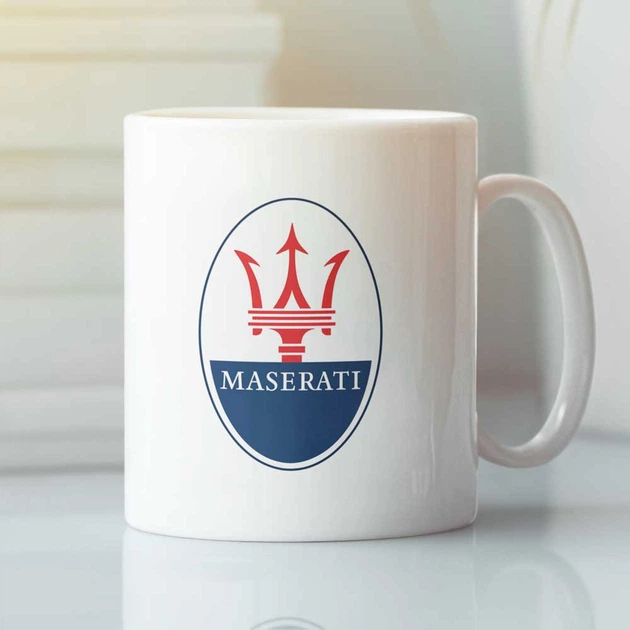 Чашка з логотипом Maserati 330 мл - Фото 1 Чашка з логотипом Maserati 330 мл - зображення 1