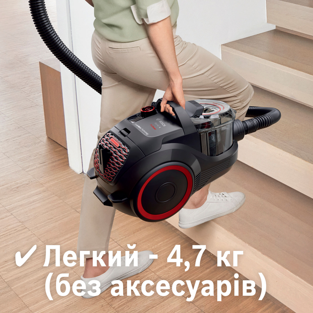 Пилосос без мішка BOSCH BGS21POW2 - зображення 7