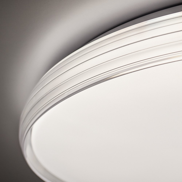 Люстра светодиодная потолочная LUMINARIA VOGUE 48W R405 WHITE 220V IP20, LED светильник с пультом ДУ - изображение 2