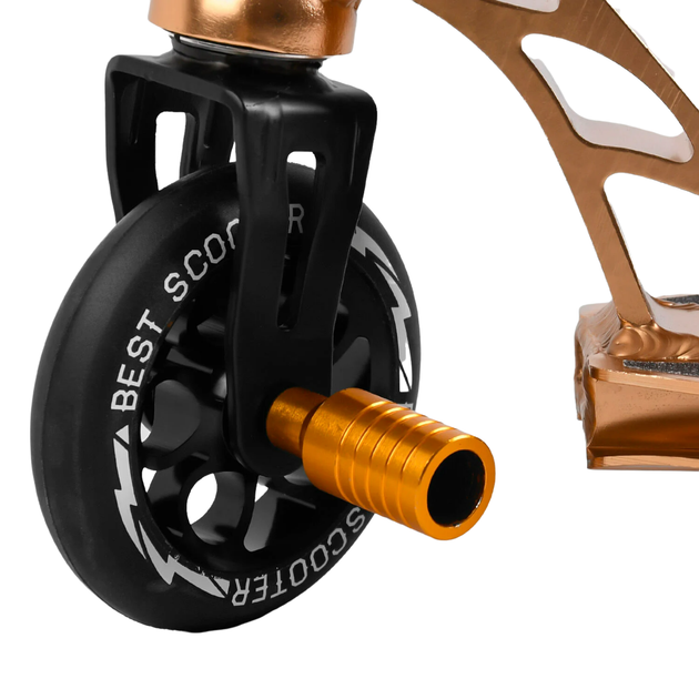 Трюковый самокат Best Scooter 55084 HIC-система Бронзовый - изображение 6