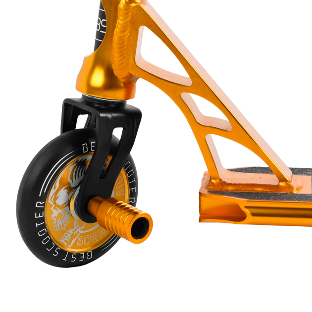 Трюковый самокат Best Scooter 23015 Золотой - изображение 5
