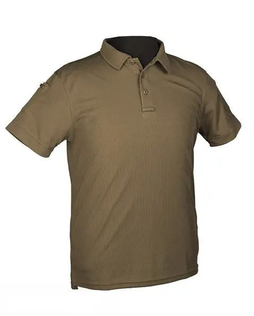 Тактическая футболка летняя поло, футболка ЗСУ Олива MIL-TEC XL - изображение 1