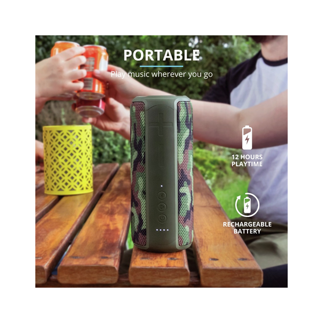 Акустическая система Trust Caro Max Powerful Bluetooth Speaker Camo (23960) - изображение 2