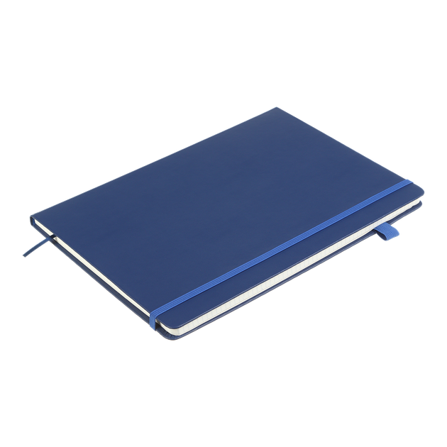 Книга записная Buromax Etalon 210х295мм 96 листов в клетку обложка из искусственной кожи синий (BM.294160-02) - изображение 2