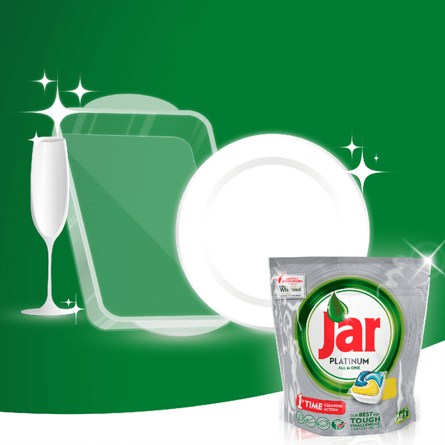 Капсулы для посудомоечных машин Jar Platinum All in One Box 17 шт - изображение 2