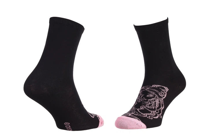 Носки Disney Princess Belle 1-pack 36-41 black/pink 13892320-5 - Фото 1 Носки Disney Princess Belle 1-pack 36-41 black/pink 13892320-5 - изображение 1