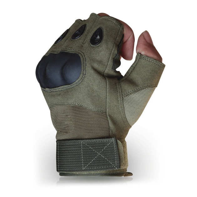 Тактичні рукавиці Олива, розмір XL - зображення 2