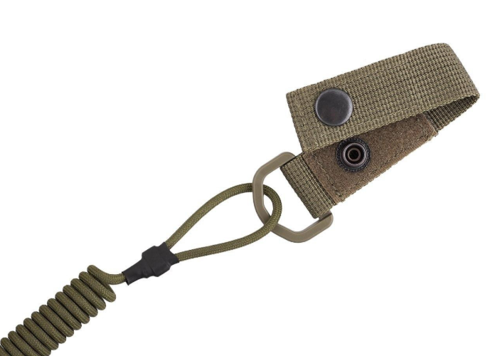 Тренчик карабин шнур страховочный витой для пистолета ПМ паракорд пиксель 974 MS - изображение 2