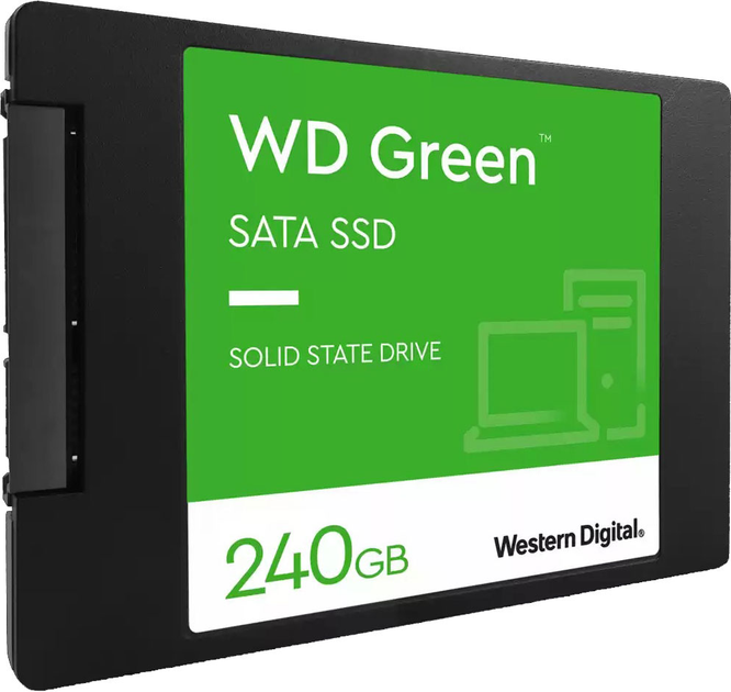 SSD диск Western Digital Green 240GB 2.5" SATAIII TLC (WDS240G3G0A) - изображение 3