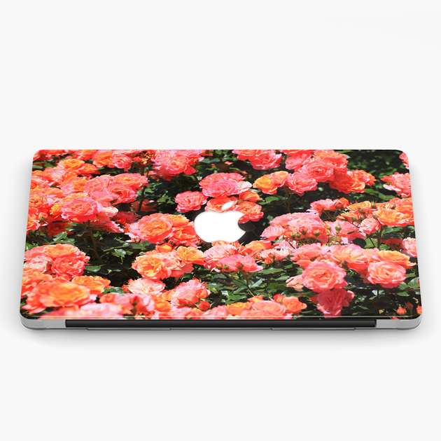 Чехол пластиковый для Apple MacBook Pro 16 A2141 Цветы (Roses) макбук ...