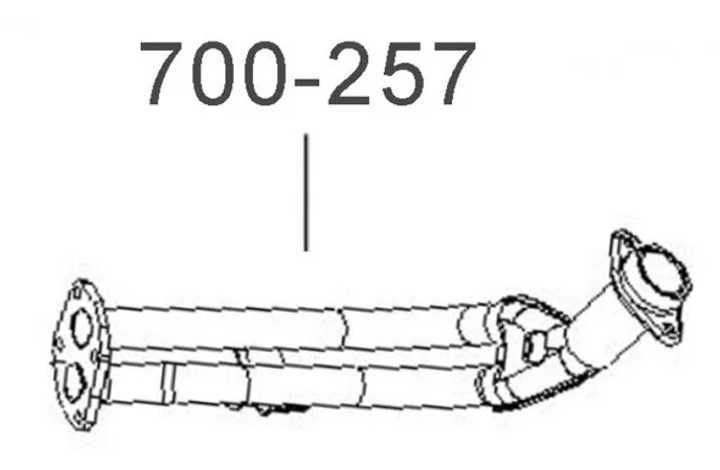 Труба Bosal, що приймає в зборі Sens (BO0011) (700-257) - зображення 1