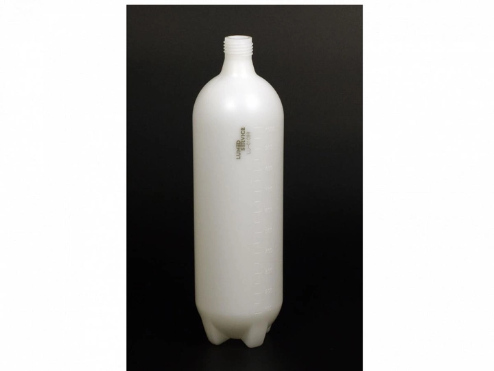 Пляшка системи чистої води 1,0L пластик біла на тиск до 2 бар для стоматологічної установки LUMED SERVICE LU-01099 - изображение 1