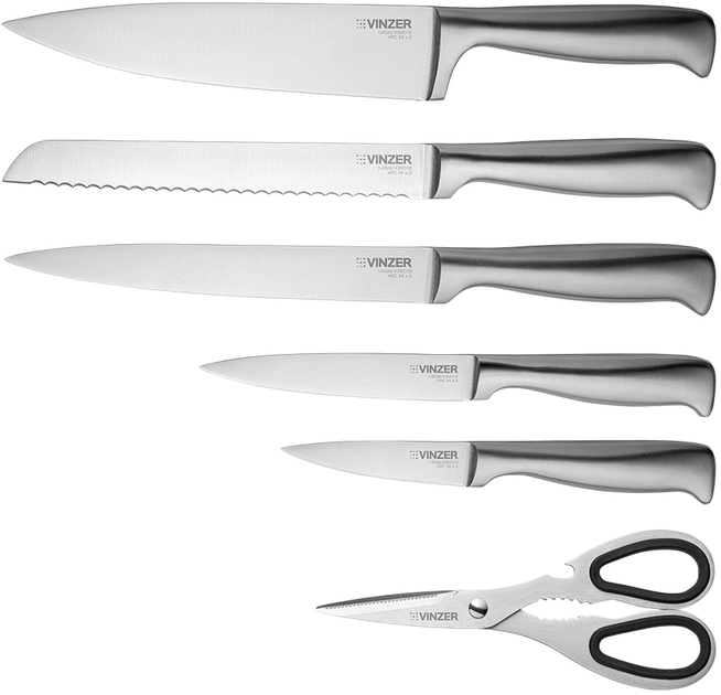 Набор ножей Vinzer Iceberg 7 предметов (50110) (5907706501105) - изображение 2