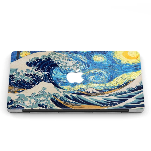 Чехол пластиковый для Apple MacBook Pro 16.2 A2485 Нагасаки Великая Волна (Nagasaki The Great Wave) макбук про case hard cover (36114-1847) (36114-1847) - изображение 2