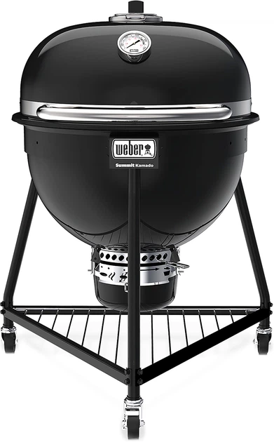 Вугільний гриль Weber Summit Kamado Е6 61 см Чорний (18201004) - Фото 1 Вугільний гриль Weber Summit Kamado Е6 61 см Чорний (18201004) - зображення 1