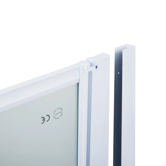 Штора на ванну Qtap Gemini WHI401114RP4 стекло Pear 4 мм SD00045279 - изображение 8