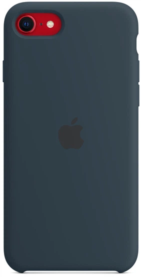 Etui Apple Silicone Case do Apple iPhone SE Abyss Blue (MN6F3) - obraz 3