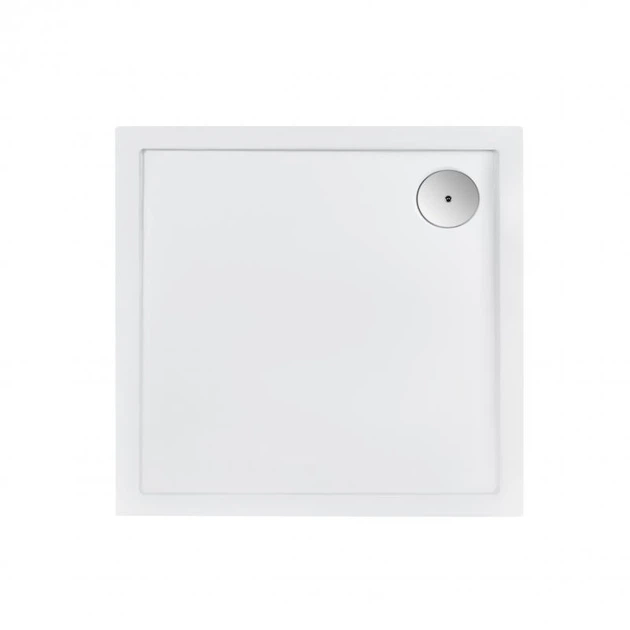 Душевой поддон Qtap 80x80 см акриловый с сифоном для ванной комнаты. (599635) - изображение 9