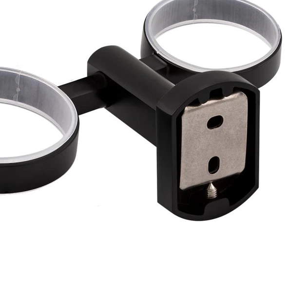 Стакан с держателем Qtap Liberty настенный двойной QTLIBBLM1155 Black - изображение 3
