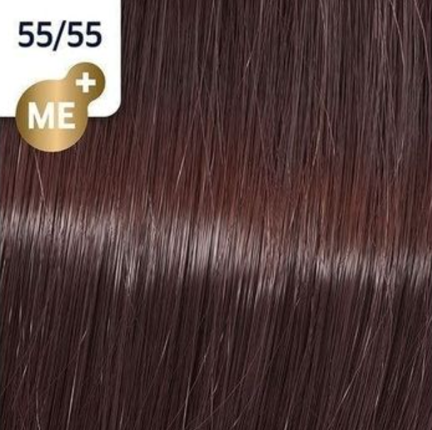 Краска для волос Wella Koleston Vibrant Reds 55/55 Светло-коричневый интенсивный махагоновый 60 мл - изображение 3